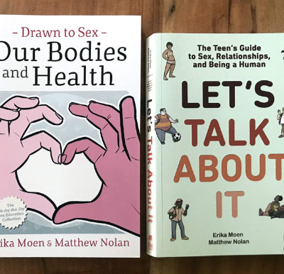 Sex Education Books, Drawn to Sex and Let's Talk About It